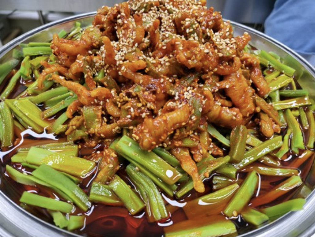 아삭 레몬무뼈닭발 대용량 궁채추가 1.5kg 냉채 궁채