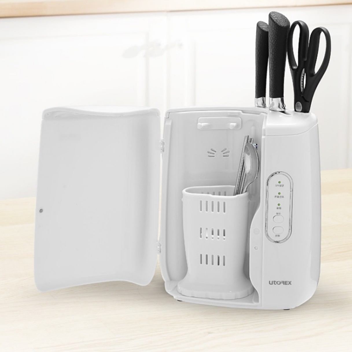 숟가락 소독기 살균 칼소독기 칼 수저 살균기