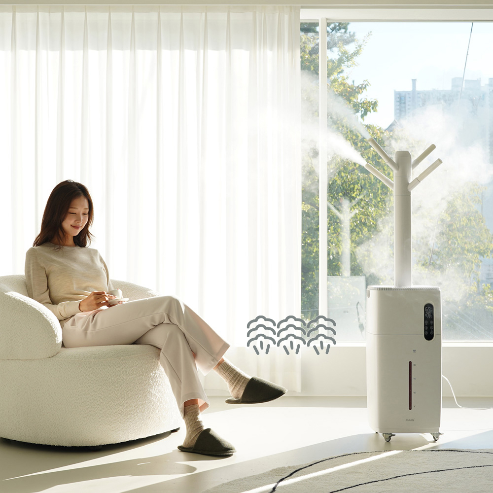 한경희 초대용량 복합식 가습기 27L 자동습도조절 UV살균 저소음 거실 사무실용
