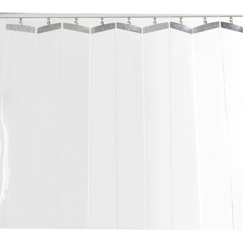 맞춤형 공장 파티션 투명 슬라이딩 비닐 커튼 고투명화이트 1.5mm 3mx2.3m - 상세 이미지 5