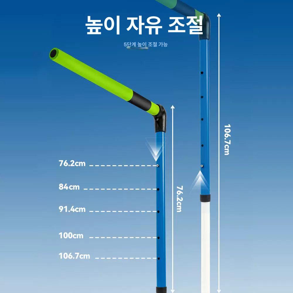 높이조절 안전 허들 장애물넘기 접이식 체육 학교수업 경기 육상 높이뛰기 훈련용 신형 안전 허들 프레임 8KG - 상세 이미지 3