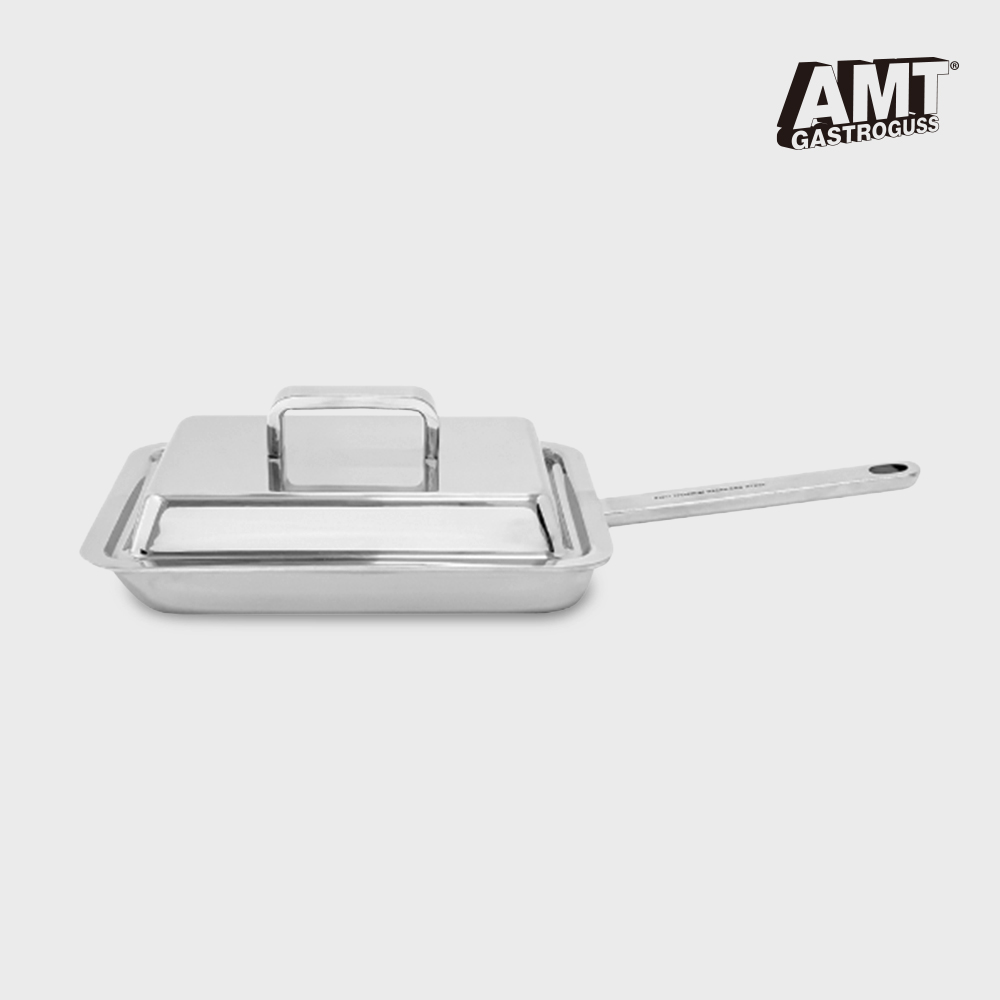 AMT 프로 세로형 사각 피쉬 팬 316Ti 스텐 통5중