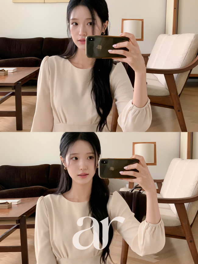 퍼프 스트랩 플레어 롱 원피스 결혼식 하객룩 op16183 - 상세 이미지 3
