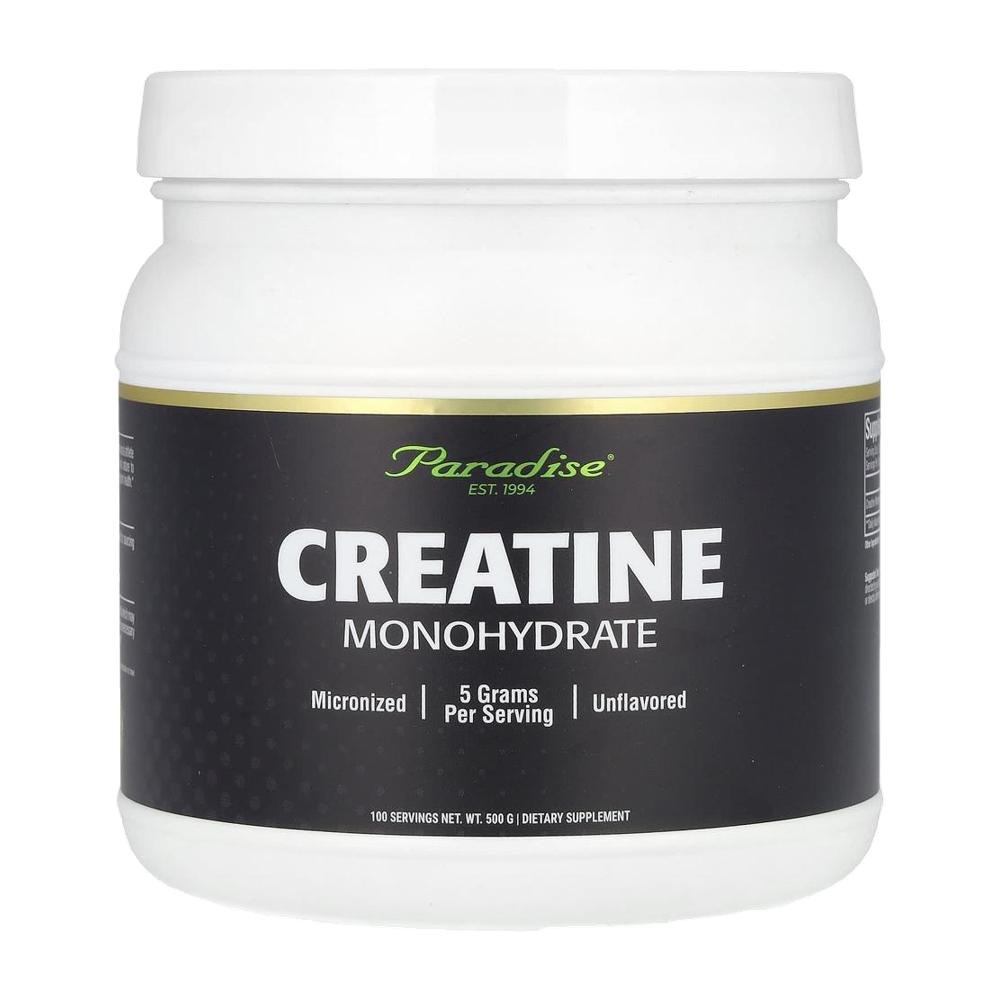 파라다이스허브 크레아틴 모노하이드레이트 무향 파우더 Creatine 500g - 상품 이미지