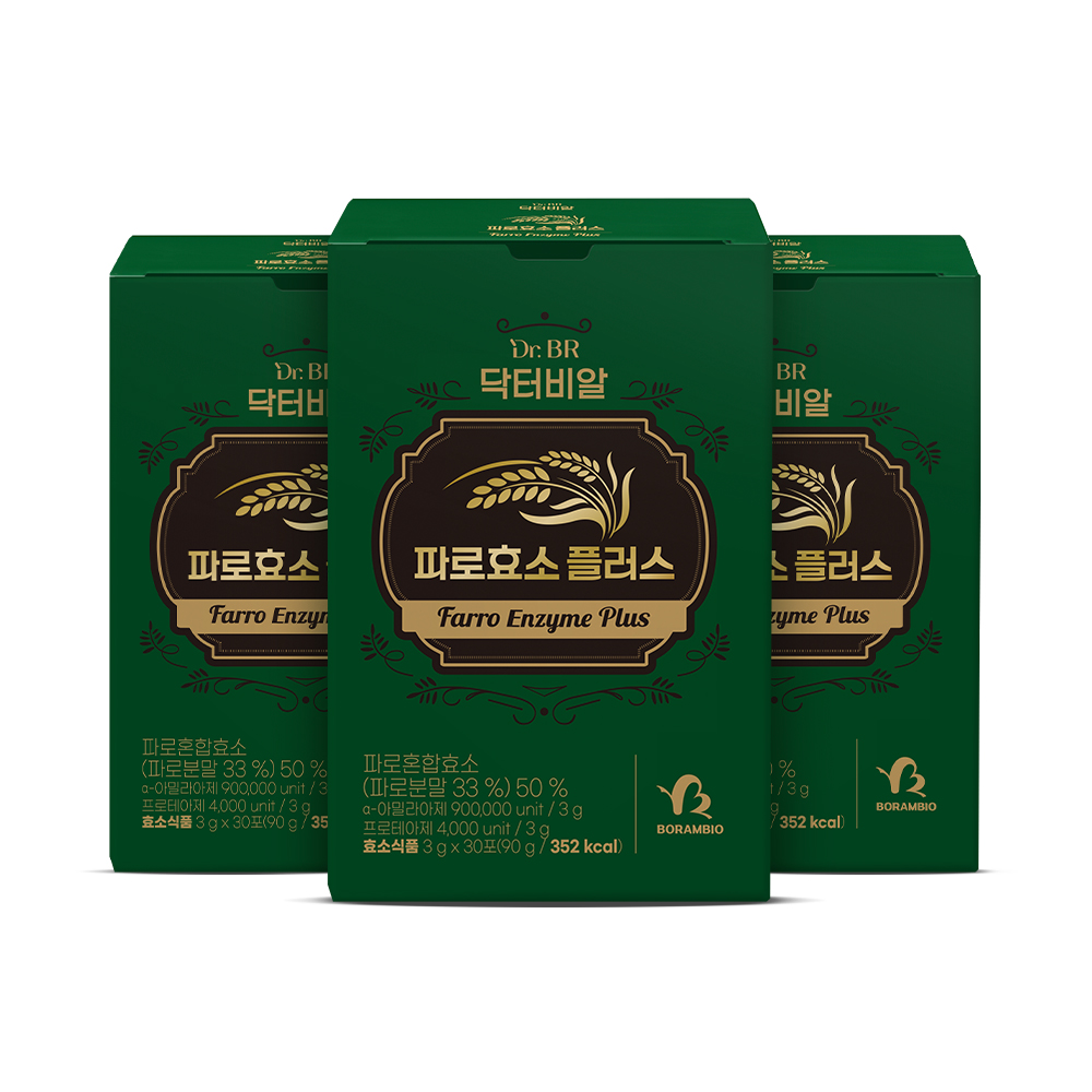 닥터비알 파로효소 플러스 3g 30포, 3개 - 상품 이미지