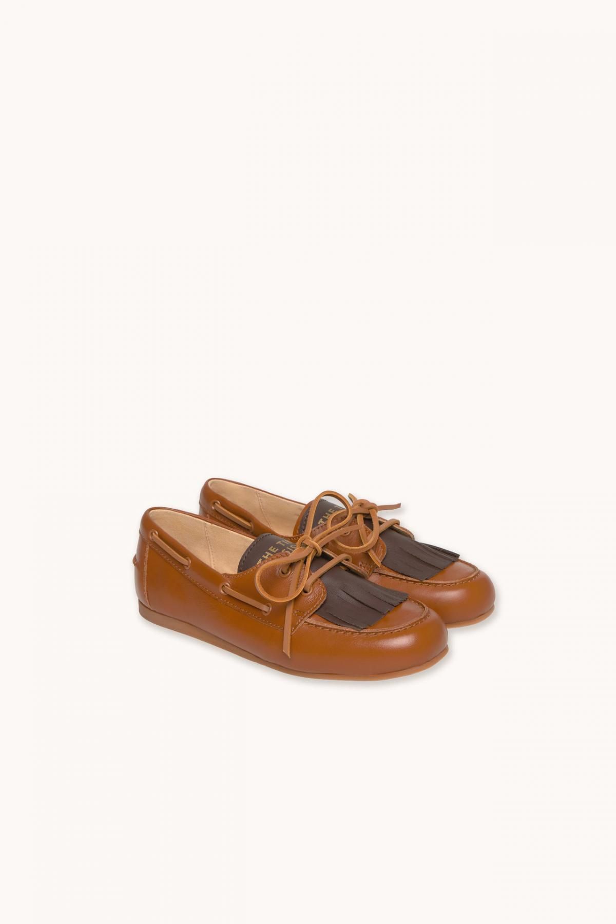 타이니코튼 클래식 브라운 레더 네이비 로퍼 AW25-688M06 BROWN - 상세 이미지 3