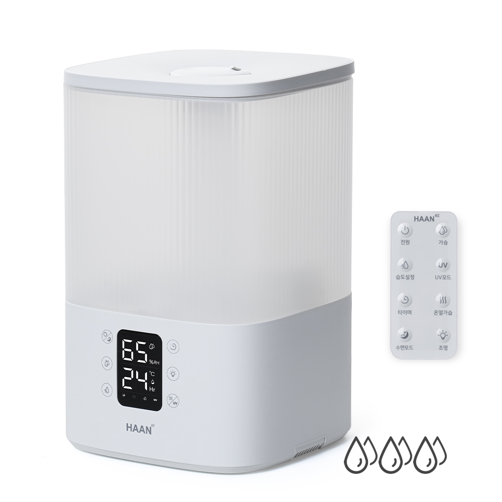 한경희 복합식 가습기 4L 자동습도조절 UV살균 저소음 가정용 원룸 사무실용