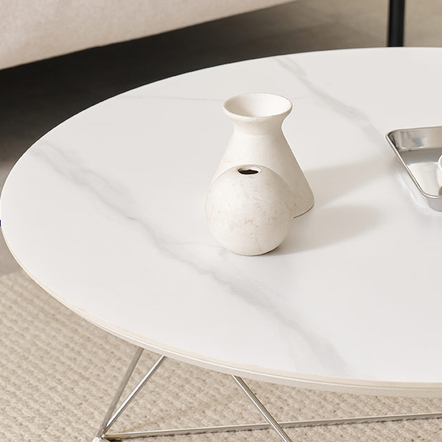 사이드 원형 티테이블 세라믹 탁자 쇼파 거실창가테이블