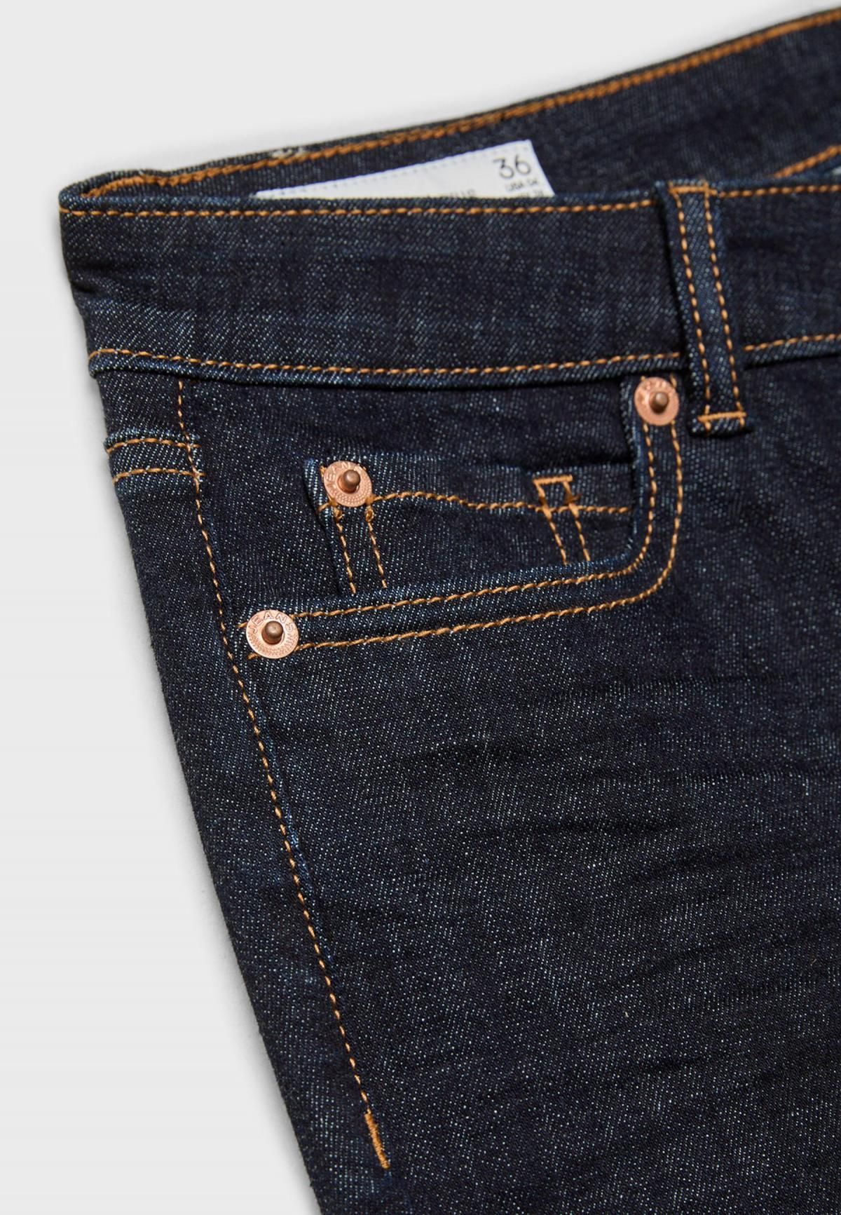 스트라디바리우스 슬림핏 부츠컷 데님 로우라이즈 청바지 4867/150 RINSE BLUE DENIM - 상세 이미지 2