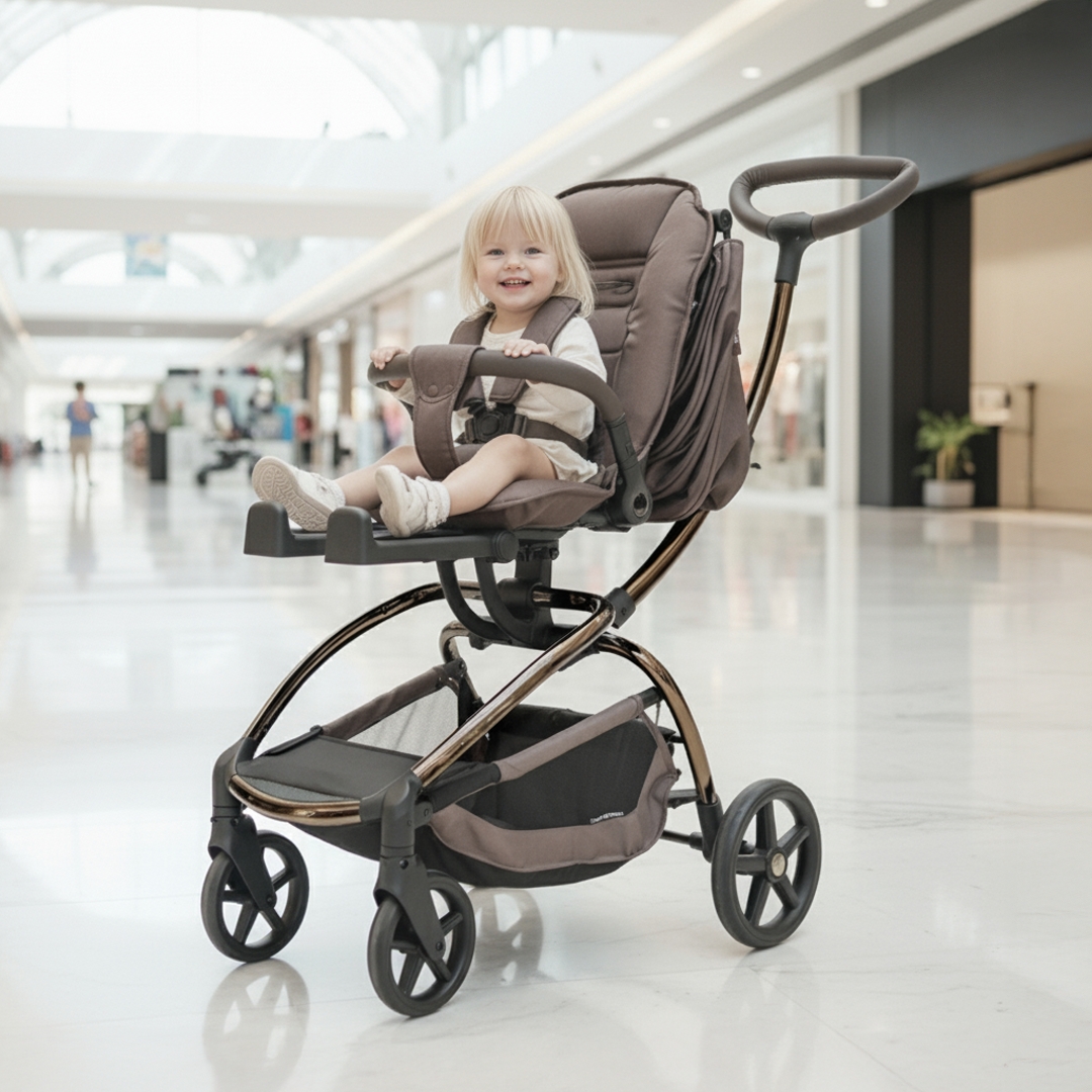 [누비앤타보] TAVO 트래블러 에스3 큰아이까지 등하원 트라이크 유모카 기내반입