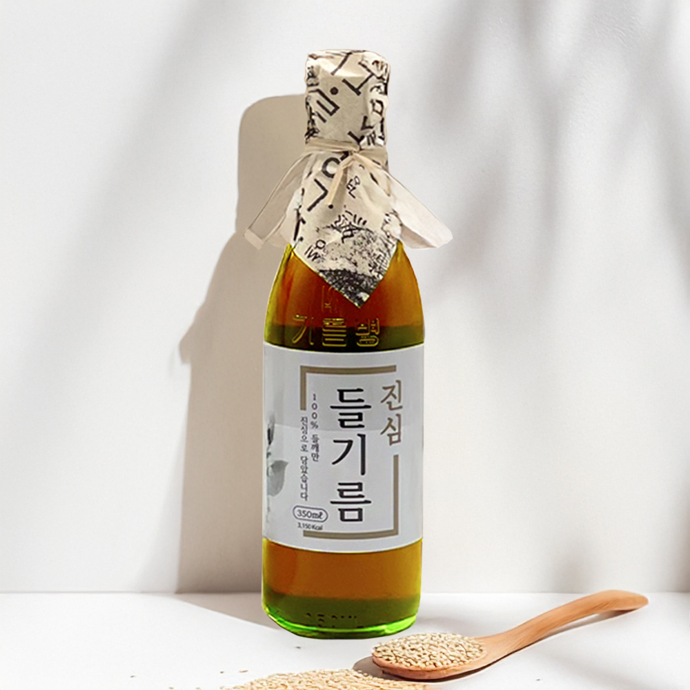 단 1회 착유 최근생산 통들깨 100% 진심 들기름