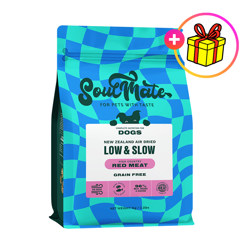 쏘울메이트 독 에어드라이 사료 하이컨트리 레드미트 (소고기), 1kg, 1개