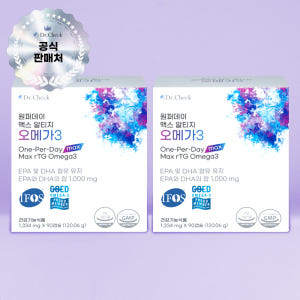 닥터체크 원퍼데이 맥스 알티지 오메가3 6개월 분 2박스 맛있게 먹은 솔직 후기 - 상품 이미지 1