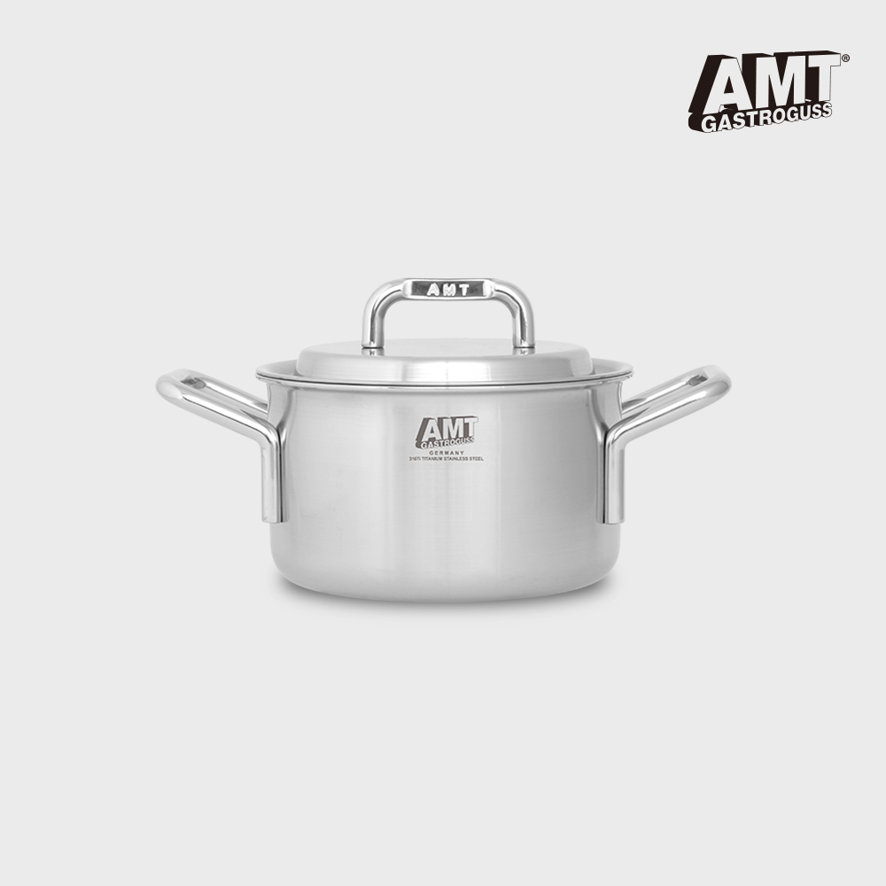 AMT 샤프 16cm 양수 냄비 316Ti 스텐 통5중