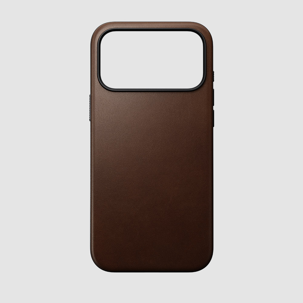 노마드 맥세이프 가죽 범퍼 케이스 브라운, 아이폰17 프로 맥스
