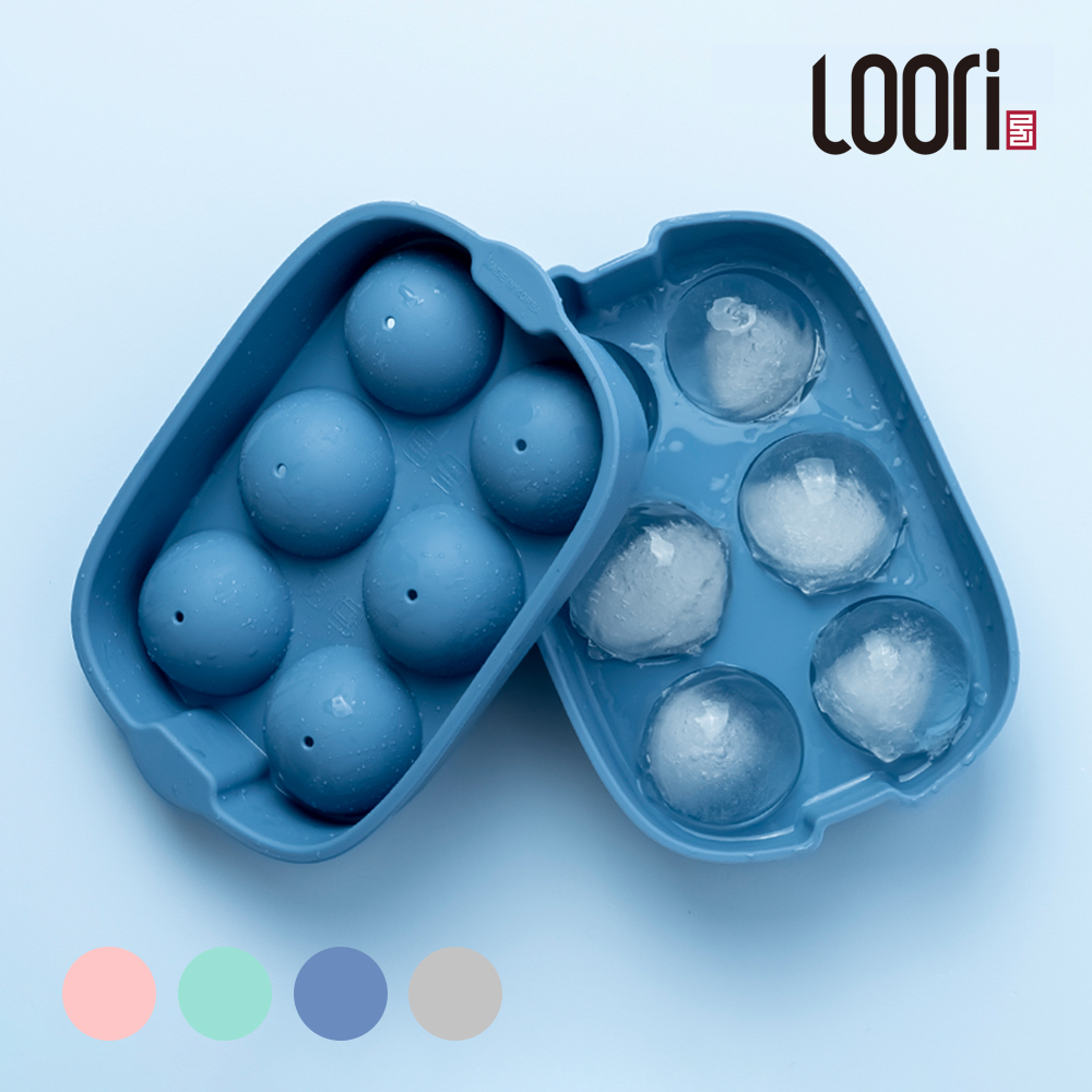 루리 실리콘 아이스 슈퍼볼 6구 원형 얼음틀 아이스큐브 얼음트레이 하이볼