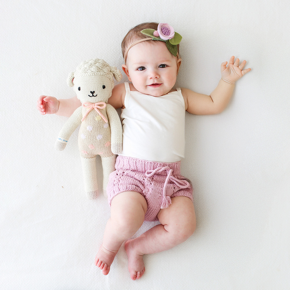 [N배송] 커들앤카인드 리틀 루시 램 파스텔 핸드메이드 애착인형 아기 출산 임신 선물