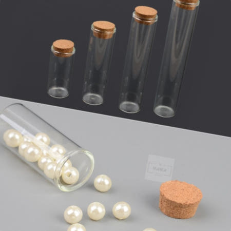 보급창고OEM 보급창고4호점 코르크 마개 유리통 코르크케이스 유리공병 밀폐유리병