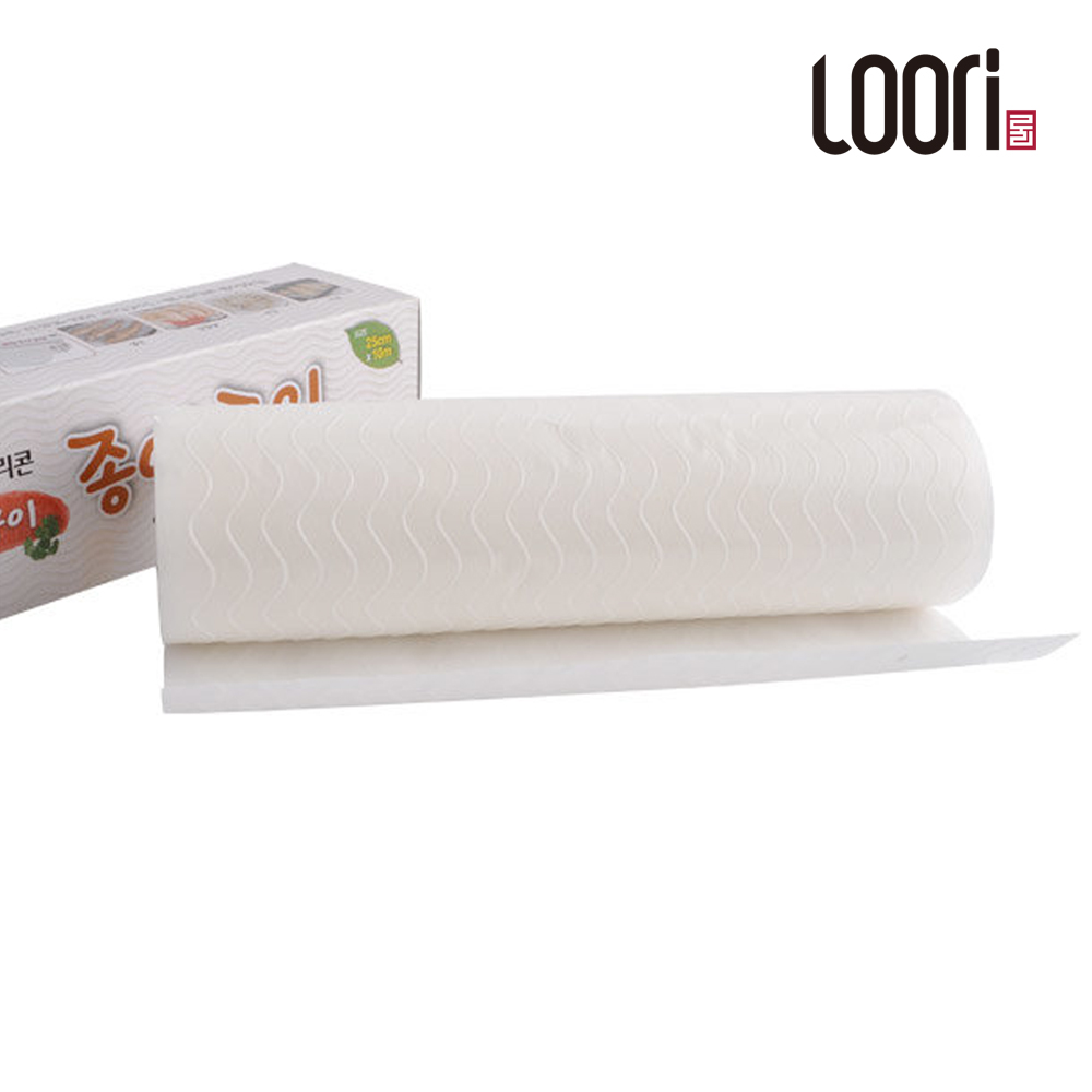 노르웨이 천연펄프 엠보싱 실리콘 종이호일 10M 고기구이 종이호일 전자레인지