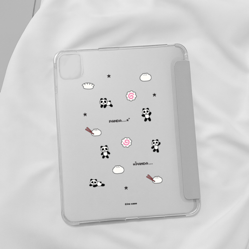 귀여운 판다판다 갤럭시탭S10 S9 S8 아이패드 애플펜슬 수납가능 풀커버 케이스 - 상세 이미지 3