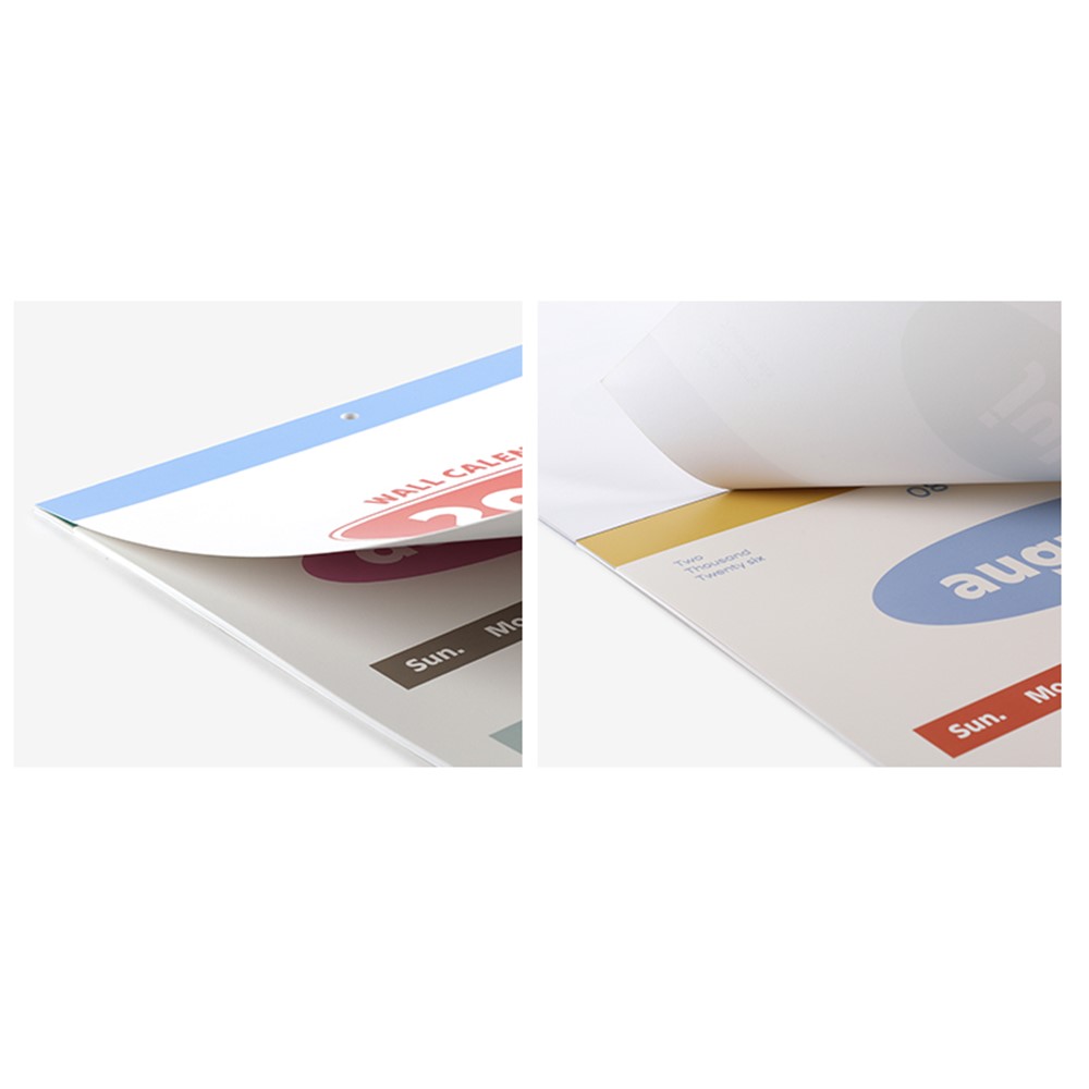 A3 달력 2026 년 월 캘린더 26년 벽달력 뉴트로 심플 대표 이미지