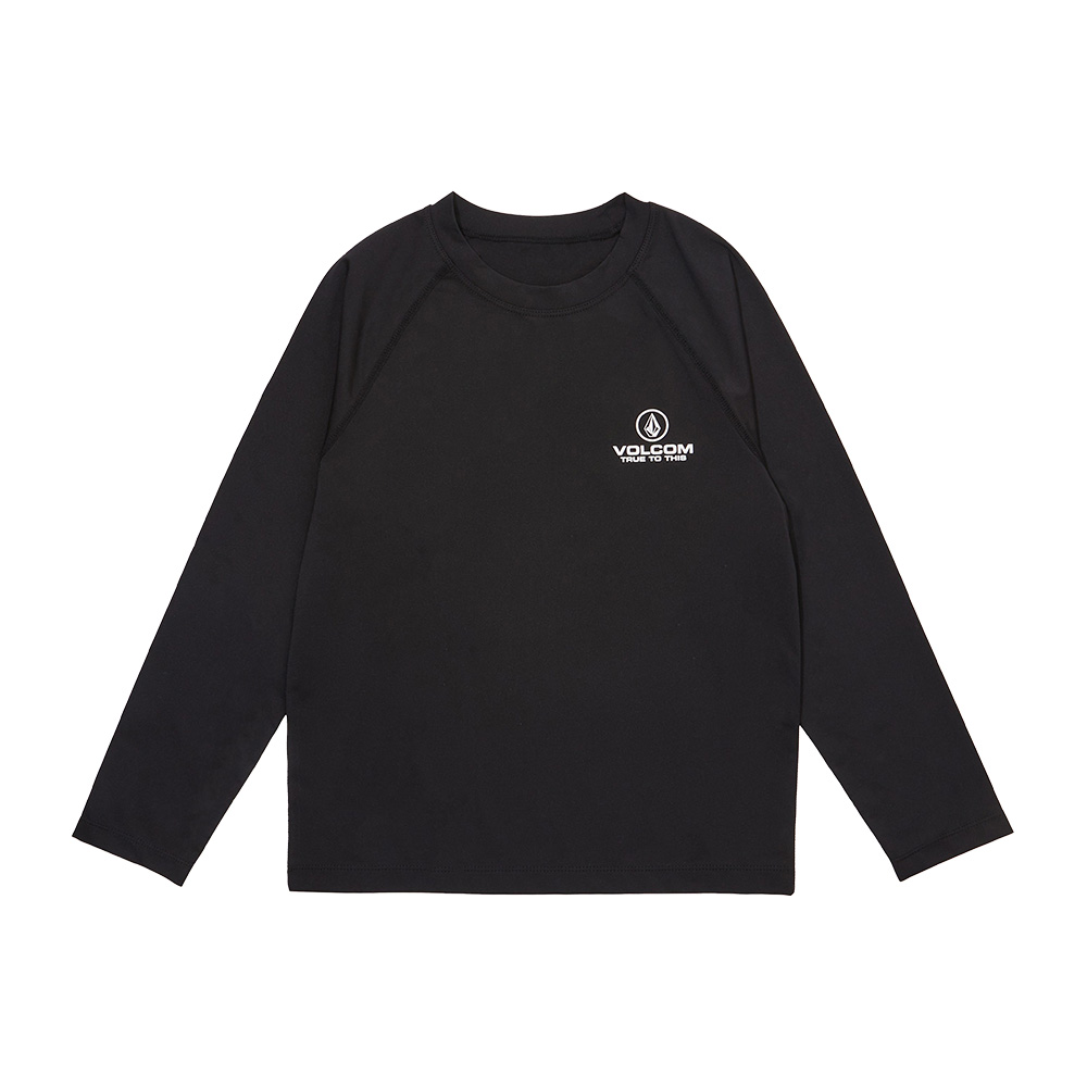 볼컴키즈 볼컴 심볼 로고 아쿠아 래쉬가드 티셔츠 D5M025 - 상세 이미지 2