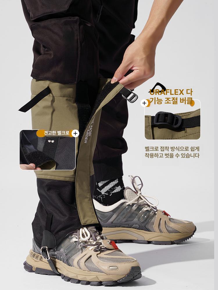 뱀 보호대 종아리 등산용품 물림 방지 압박 등산화 퇴치 덮개 통기성 등산바지 등산스패츠 올리브그린 프리 사이즈 - 상세 이미지 4