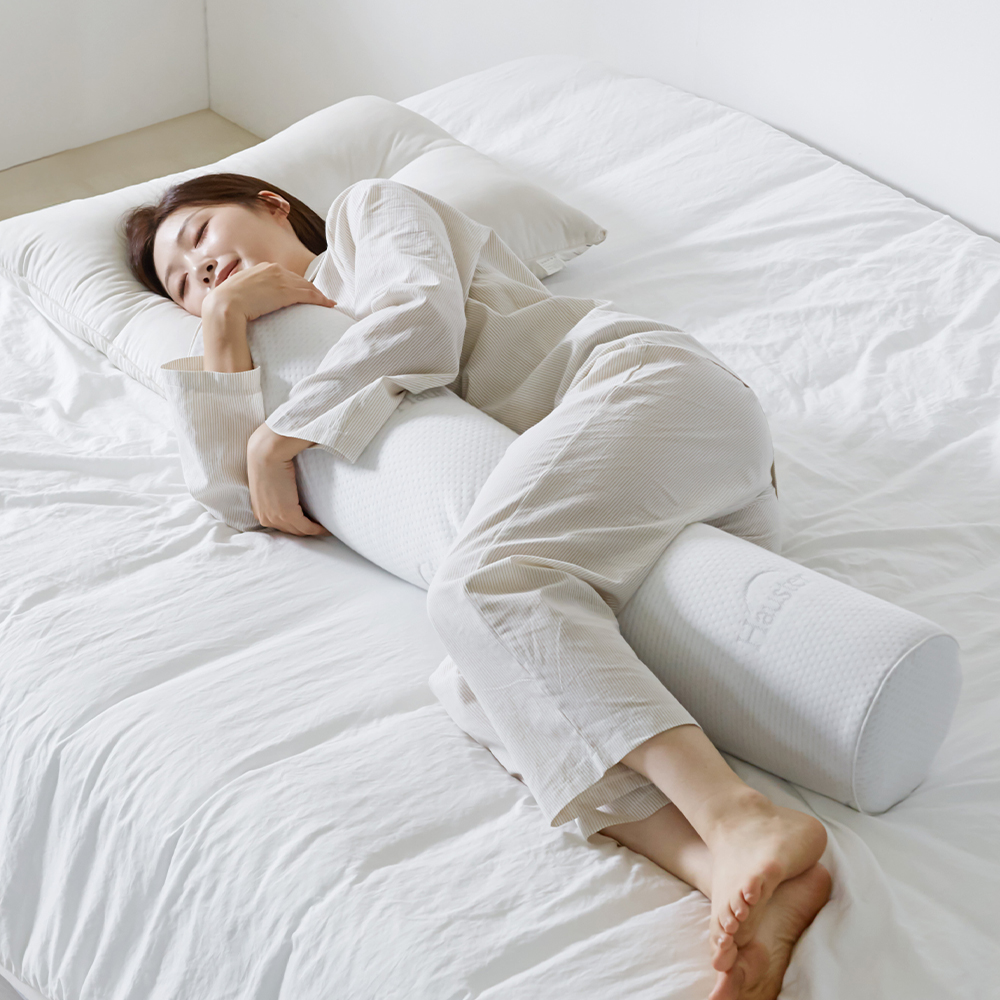 하우스터 바디필로우 롱쿠션 천연 라텍스 원형 대형 안고자는 긴베개 죽부인 - 상세 이미지 2