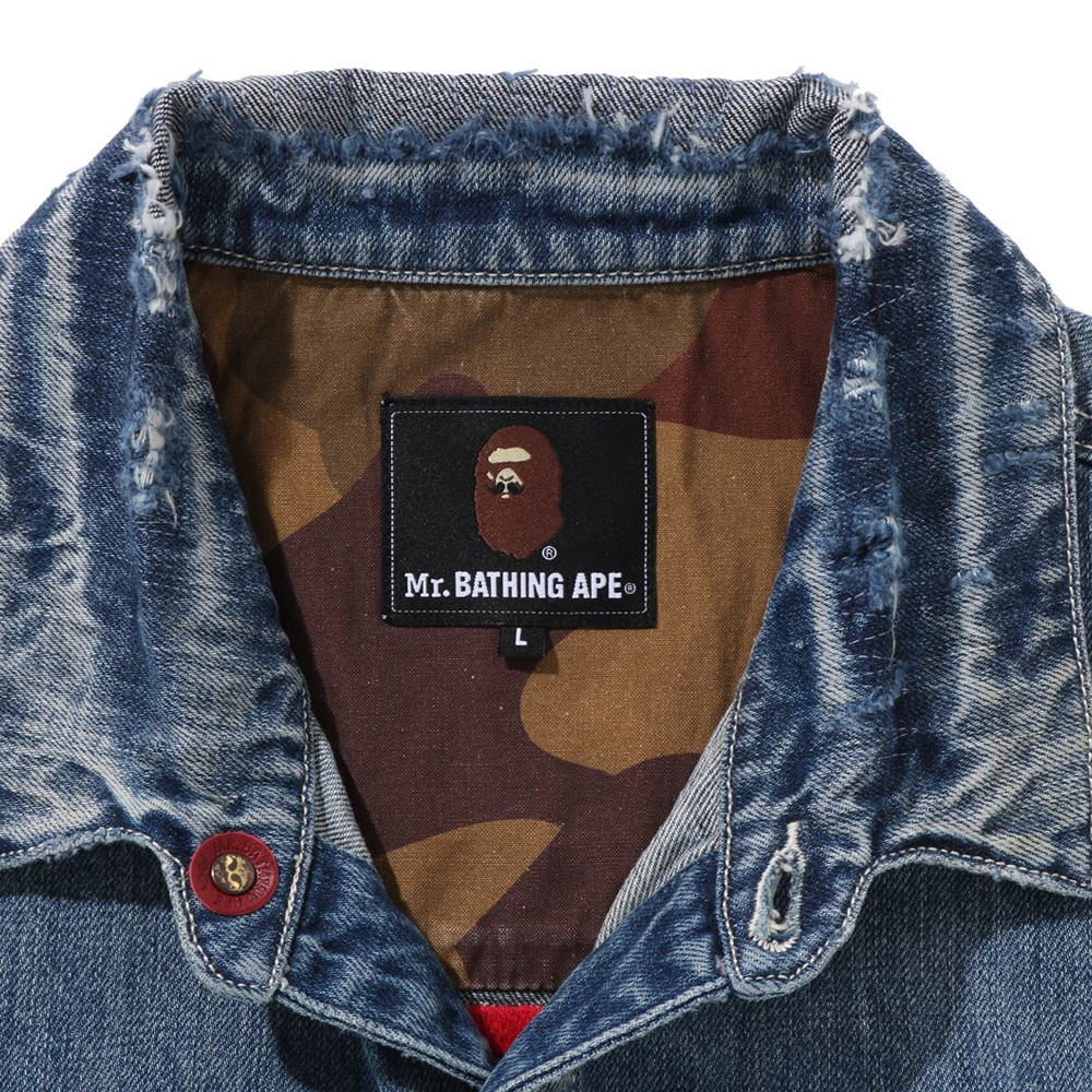 베이프 자켓 DENIM JACKET 7L70-140-306 - 상세 이미지 3