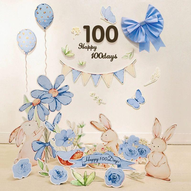 생일파티 포토존 돌상 손펌프포함 돌잔치 벽장식 첫돌 블루 생일 KT 보드 05 - 상세 이미지 2