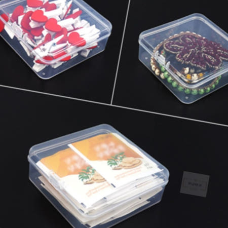 보급창고4호점 사각 투명 케이스 약통 투명보관함 소품박스