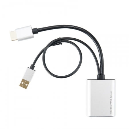 라이트컴 DM422 Coms HDMItoC타입컨버터USB3.1TypeC4K2K@60HzUSB보조전원