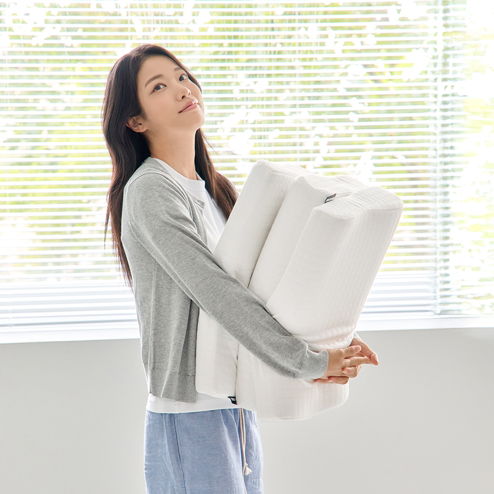 소르르 메모리폼베개 경추베개 목편한 기능성 낮은베개 거북목 일자목 베이직 컴포트