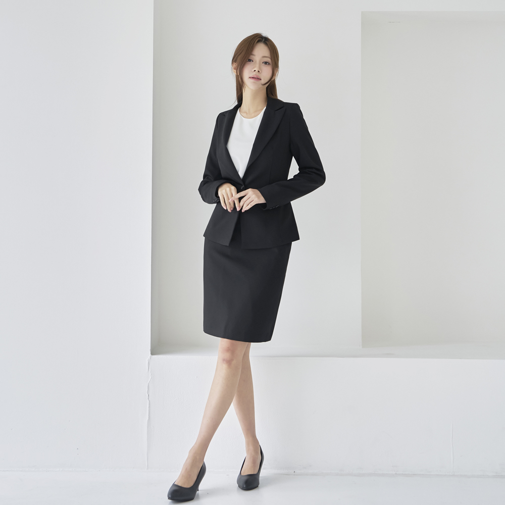 여성 정장 자켓 면접 빅사이즈 [심플형 자켓] - 상세 이미지 4