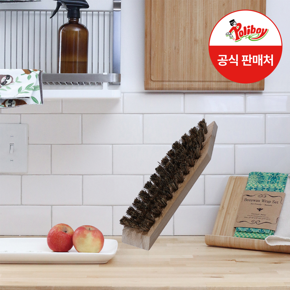 폴리보이 코코넛 다용도 청소 브러쉬 / 주방 욕실 싱크대 타일 바닥 솔 - 상품 이미지