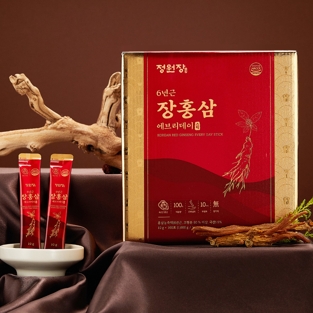 장홍삼 홍삼정 에브리데이 홍삼 스틱 진액 100포 부모님 수험생 선물 1kg, 2개 이미지 2