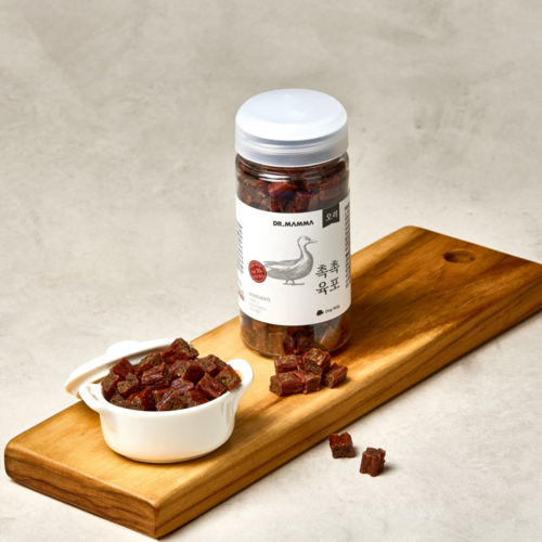 닥터맘마 촉촉육포 트릿 강아지 반려견 노즈워크 훈련 칭찬 간식 오리고기, 180g, 1개 - 상세 이미지 2