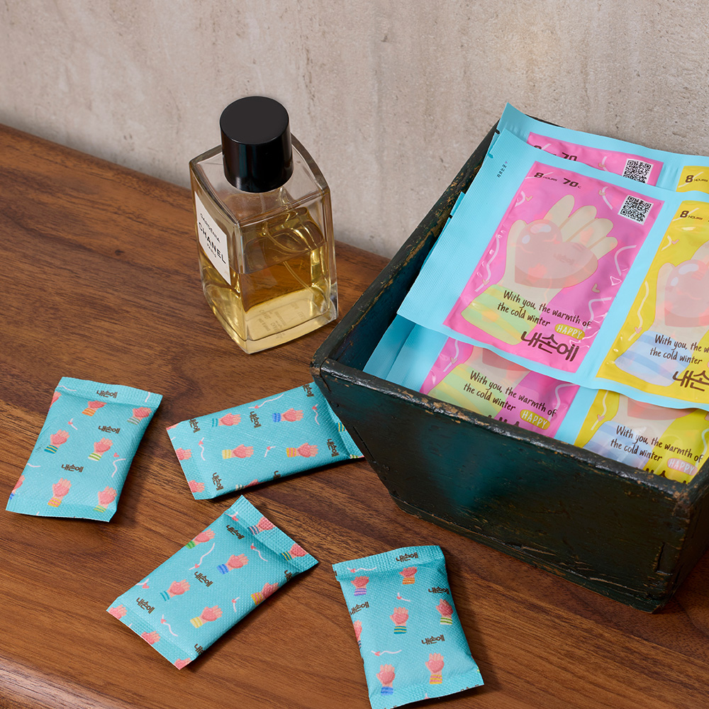 내손에 국산 어린이 미니 핫팩 국내생산 손난로 25g, 40개