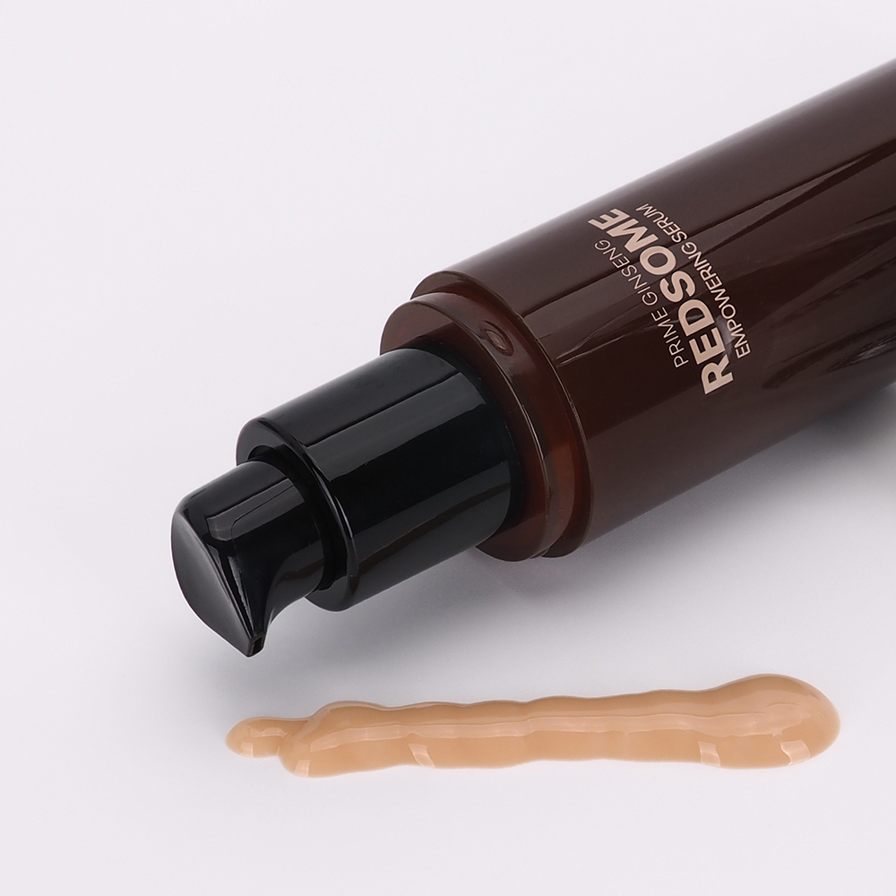 [바액] 레드좀 프라임 진생 임파워링 세럼 [50ml] 고농축발효세럼 피부치밀도 피부결 주름개선 50억개 인삼레드좀 함유