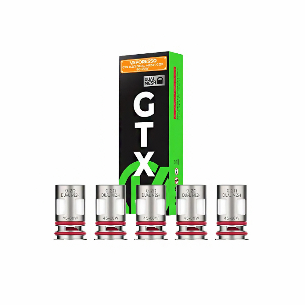 베이포레소 GTX4 듀얼 메쉬 코일 (5개 1세트) 전자담배 전담 메쉬코일 - 메인 이미지