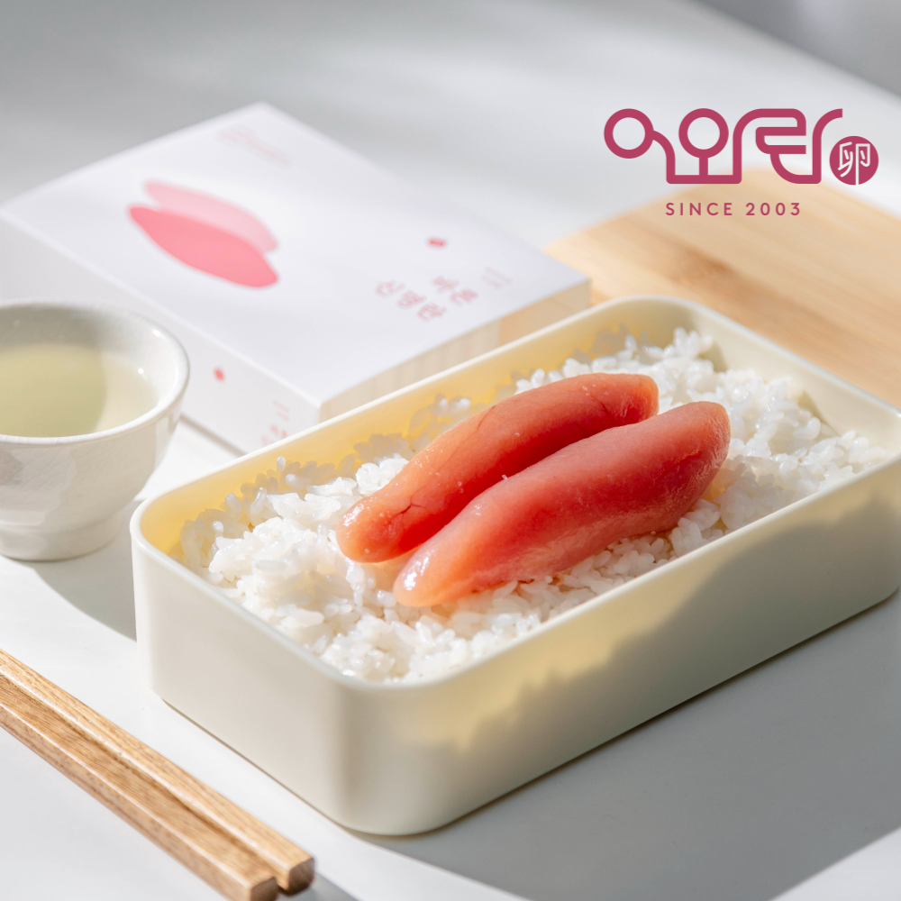 [내일도착] 저염 명란젓 소분포장 아질산나트륨 없는 개별포장 명란 바른신명란 80g, 1개