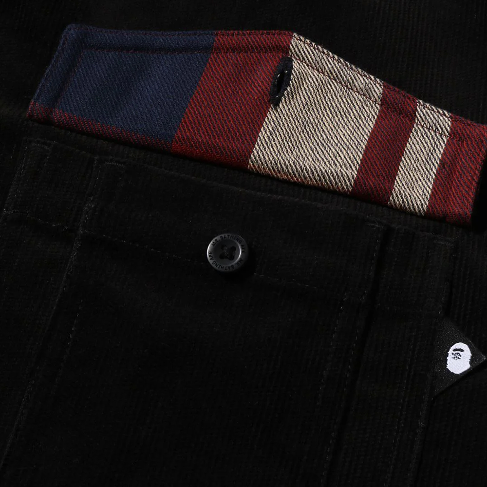 베이프 셔츠 CORDUARY WORKET SHIRT 7L70-131-310 - 상세 이미지 5