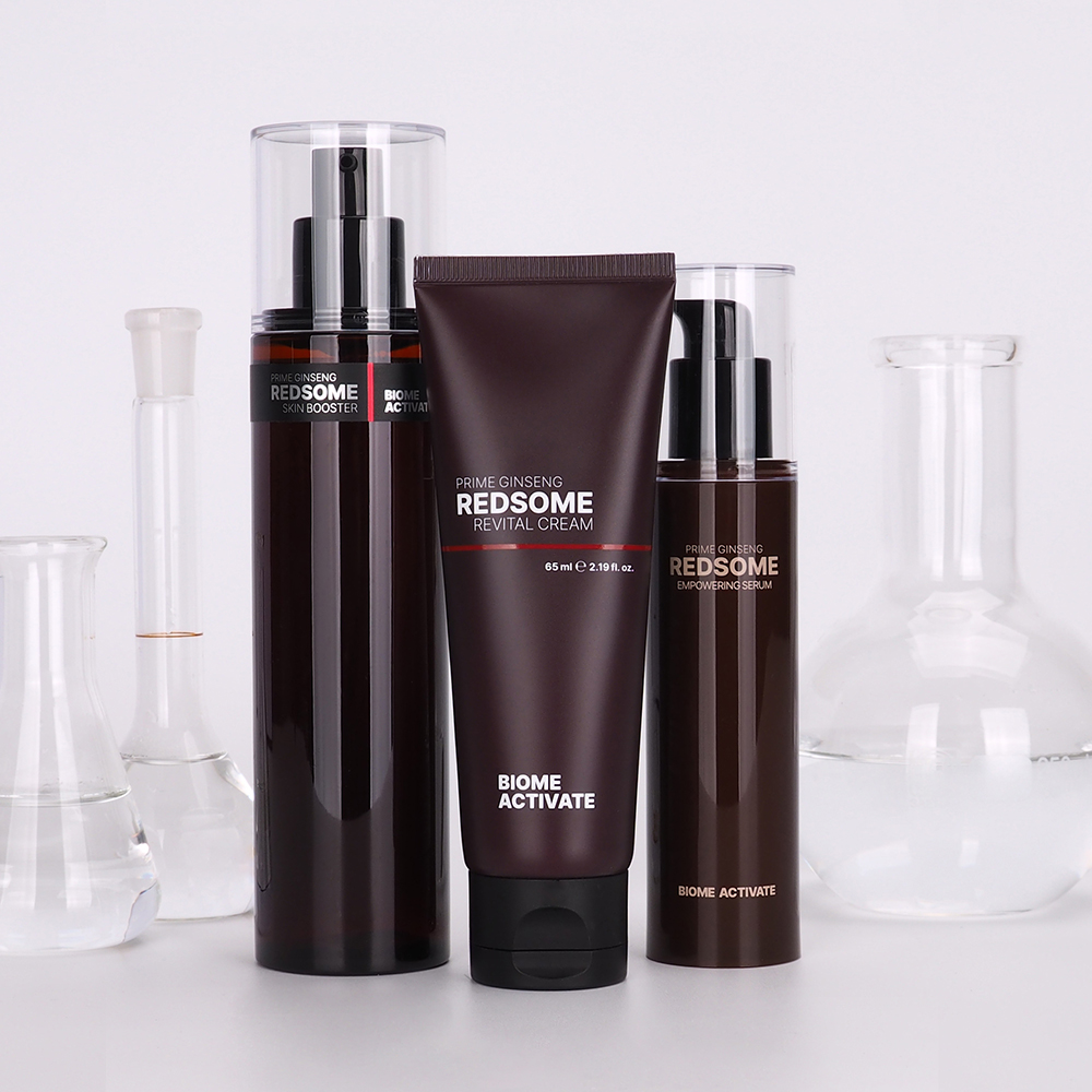 [바액] 레드좀 프라임 진생 스킨 부스터 [150ml] 고농축발효에센스 윤기부여 수분량 피부톤개선 50억개 인삼레드좀 함유