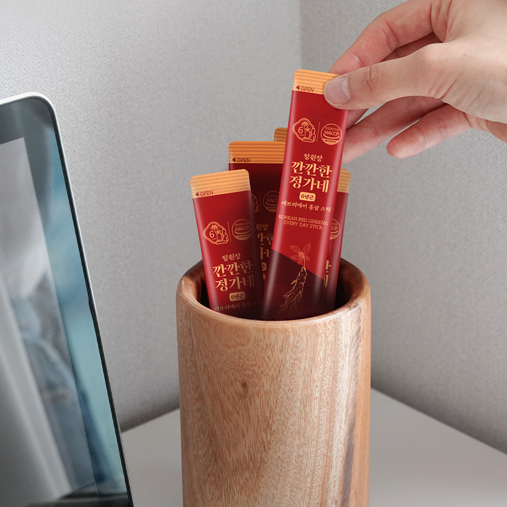 정원장 장홍삼 고려 국내산 6년근 대용량 홍삼스틱 수험생 온가족 부모님 1.1kg, 1개 이미지 2