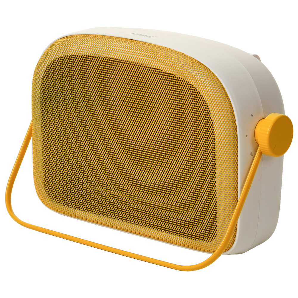 한경희 욕실온풍기 화장실 카페 방수 가정용 PTC히터 벽걸이 무타공 4000TM 옐로우