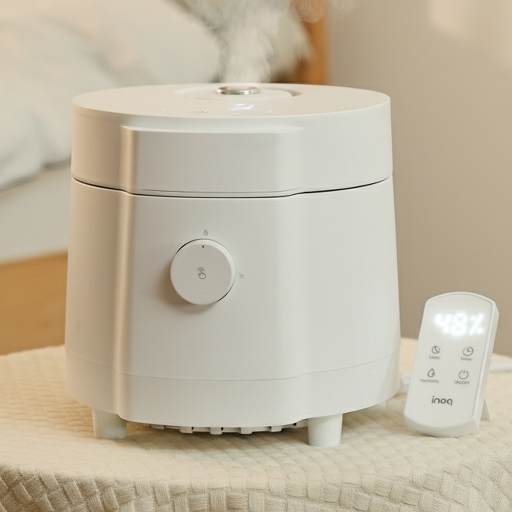 이노크아든 5l 대용량 올스텐 가열식 가습기 신생아 아기 병원 통세척