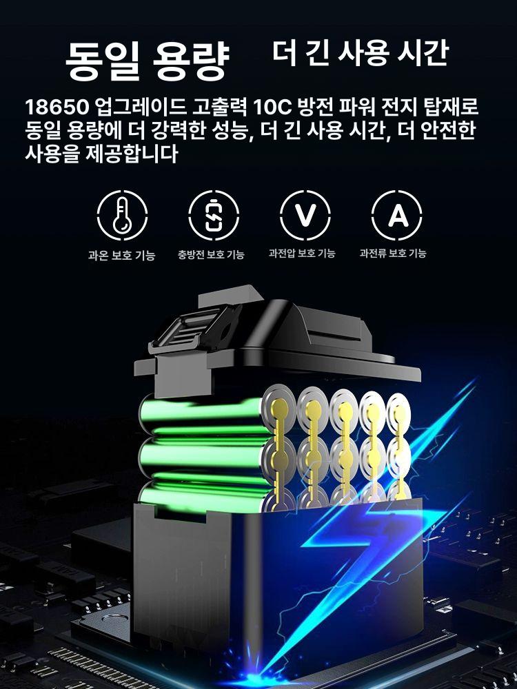 브레카 전동 무선 드릴 가정용 다기능 충전 콘크리트 고급형 홈 50형 10절 5.0Ah C - 상세 이미지 5