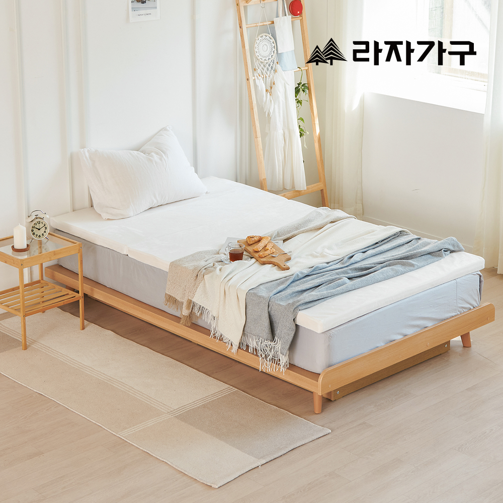라자가구 에단 벨로아 HR폼 SS 슈퍼싱글 접이식 토퍼 매트리스 다용도 침대 소파 캠핑 매트