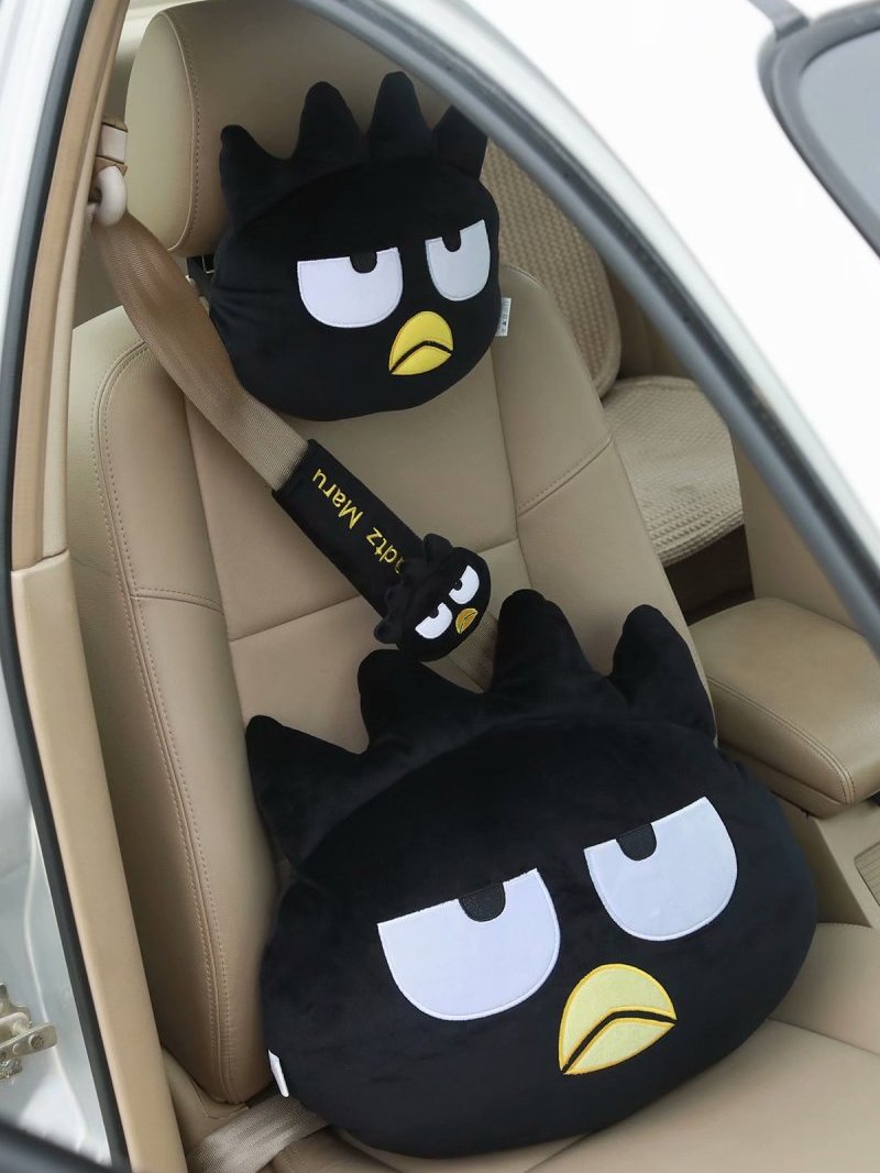 베드마츠마루 자동차 목쿠션 요추 지지대 어깨베개 세트 인테리어 산리오 배드마츠마루 - 상세 이미지 4