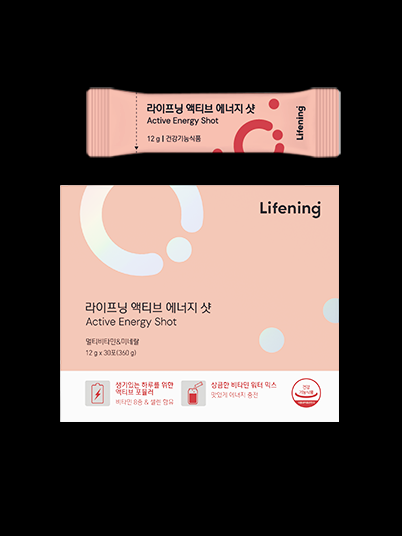 뉴 인셀덤 라이프닝 액티브 에너지 샷 종합 멀티 비타민 미네랄 - 상품 이미지